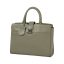 Burkely Modest Meghan 14″ világoszöld bőr laptoptáska