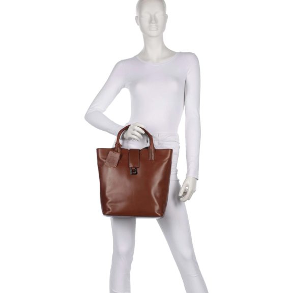 Burkely Modest Meghan Bucket Tote konyakbarna