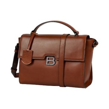 Burkely Modest Meghan Citybag konyakbarna bőrtáska 