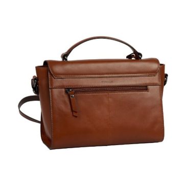 Burkely Modest Meghan Citybag konyakbarna bőrtáska 
