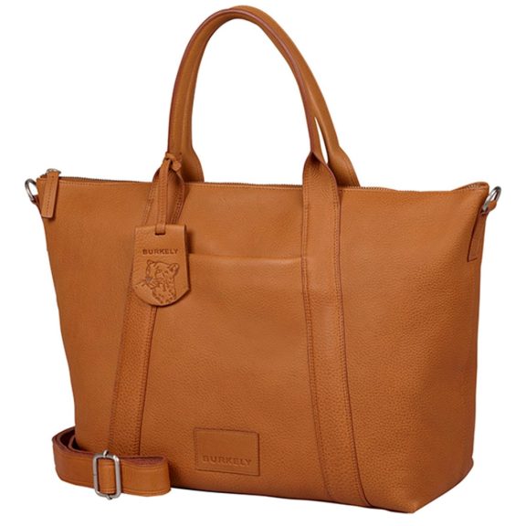 Burkely Soft Skylar 15,6″ bőr laptoptáska konyakbarna színben