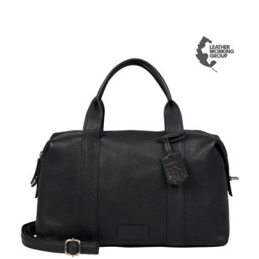   Burkely Soft Skylar Bowler Bag bőr kézi- és válltáska fekete