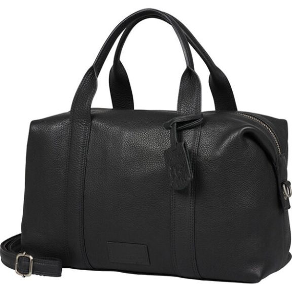 Burkely Soft Skylar Bowler Bag bőr kézi- és válltáska fekete