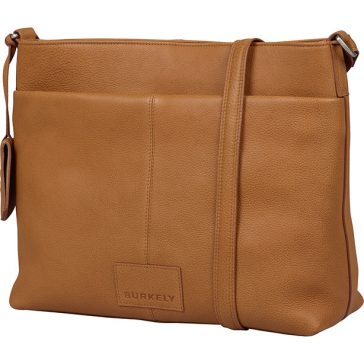   Burkely Soft Skylar Crossbody Bag női bőr válltáska konyakbarna