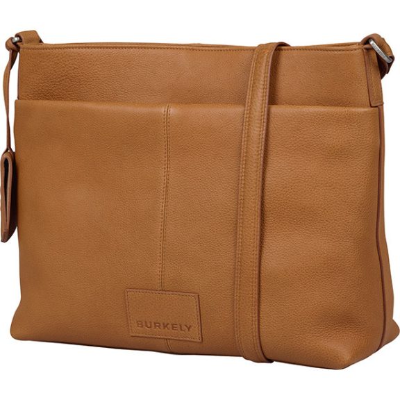 Burkely Soft Skylar Crossbody Bag női bőr válltáska konyakbarna Burkely Soft Skylar Crossbody Bag női bőr válltáska konyakbarna