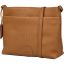 Burkely Soft Skylar Crossbody Bag női bőr válltáska konyakbarna