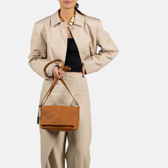 Burkely Soft Skylar Satchel Bag női bőr válltáska konyakbarna Burkely Soft Skylar Satchel Bag női bőr válltáska konyakbarna