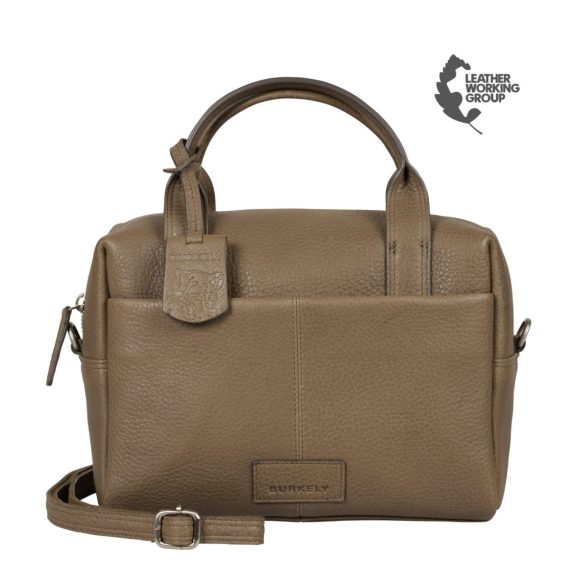 Burkely Soft Skylar kisméretű női bőr kézi- és válltáska szürkésbarna Burkely Soft Skylar kisméretű női bőr kézi- és válltáska szürkésbarna