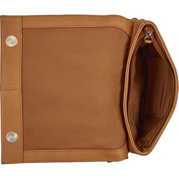 Burkely Soft Skylar Double Pocket Flap bőr válltáska konyakbarna Burkely Soft Skylar Double Pocket Flap bőr válltáska konyakbarna