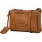  Burkely Soft Skylar Minibag kompakt női bőr válltáska konyakbarna