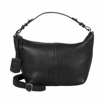   Burkely Soft Skylar Dumpling Bag bőr kézi- és válltáska fekete