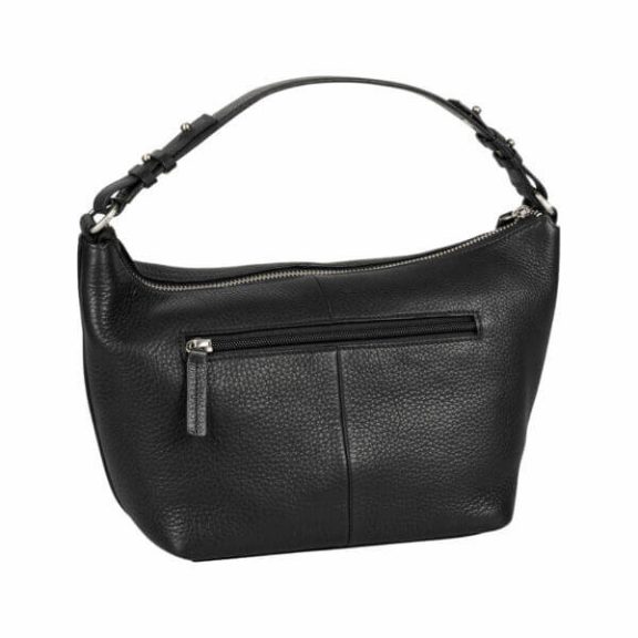 Burkely Soft Skylar Dumpling Bag bőr kézi- és válltáska fekete