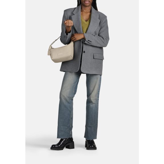 Burkely Soft Skylar Dumpling Bag bőr kézi- és válltáska szürke Burkely Soft Skylar Dumpling Bag bőr kézi- és válltáska szürke