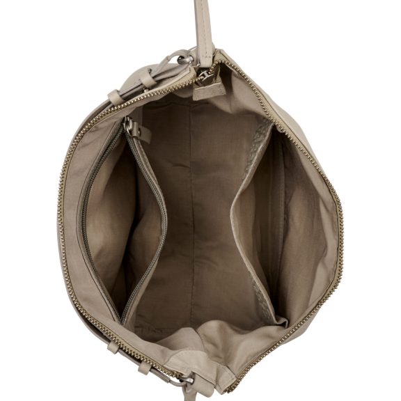 Burkely Soft Skylar Dumpling Bag bőr kézi- és válltáska szürke Burkely Soft Skylar Dumpling Bag bőr kézi- és válltáska szürke