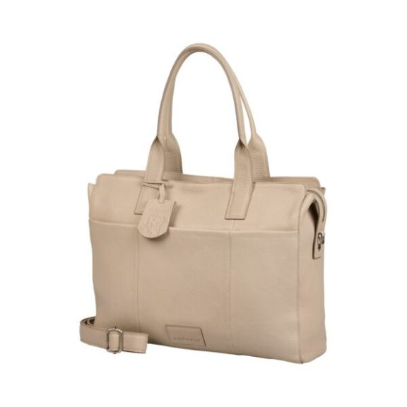 Burkely Soft Skylar 15,6″ bőr laptoptáska szürke színben Burkely Soft Skylar 15,6″ bőr laptoptáska szürke színben