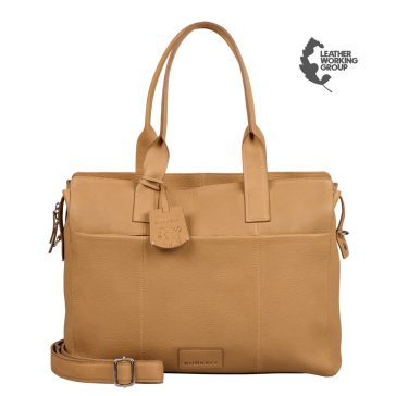 Burkely Soft Skylar 15,6″ bőr laptoptáska világos bézs
