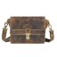 Bőr válltáska 28x18cm Vintage antik barna