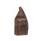 Bőr testtáska Crossbody 21x41cm Vintage antik barna
