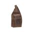 Bőr testtáska Crossbody 21x41cm Vintage antik barna