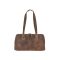 Bőr női shopper 37x21cm Vintage antik barna