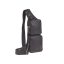 Bőr testtáska Crossbody 24x43cm Vintage antik fekete