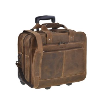 Greenburry Vintage Original gurulós bőr laptoptáska