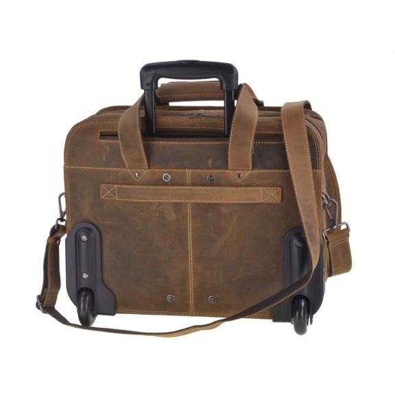 Greenburry Vintage Original gurulós bőr laptoptáska