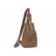 Bőr testtáska Crossbody 20x40cm Vintage antik barna