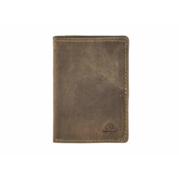   Bőr kártyatartó RFID védelemmel 9x6cm Vintage antik barna