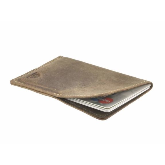 Bőr kártyatartó RFID védelemmel 9x6cm Vintage antik barna Bőr kártyatartó RFID védelemmel 9x6cm Vintage antik barna
