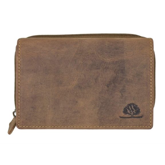 Bőr pénztárca 10x14,5 cm Vintage antik barna Bőr pénztárca 10x14,5 cm Vintage antik barna