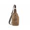 Bőr testtáska Crossbody 20x32cm Vintage antik barna