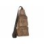 Bőr testtáska Crossbody 20x45cm Vintage antik barna