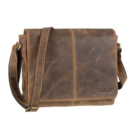 Bőr válltáska 35x27cm Vintage antik barna Bőr válltáska 35x27cm Vintage antik barna