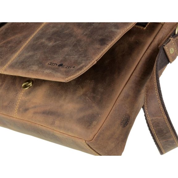 Bőr válltáska 35x27cm Vintage antik barna Bőr válltáska 35x27cm Vintage antik barna