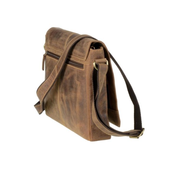 Bőr válltáska 35x27cm Vintage antik barna Bőr válltáska 35x27cm Vintage antik barna