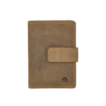 Bőr kártyatartó RFID 7x10cm Vintage antik barna