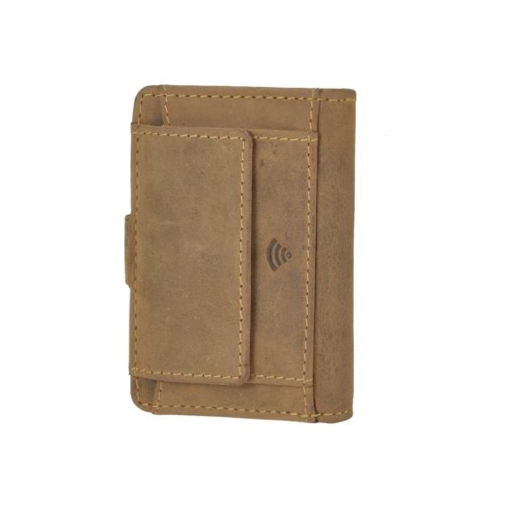Bőr kártyatartó RFID 7x10cm Vintage antik barna Bőr kártyatartó RFID 7x10cm Vintage antik barna