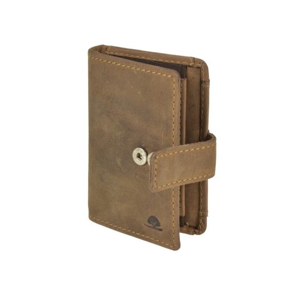Bőr kártyatartó RFID 7x10cm Vintage antik barna Bőr kártyatartó RFID 7x10cm Vintage antik barna
