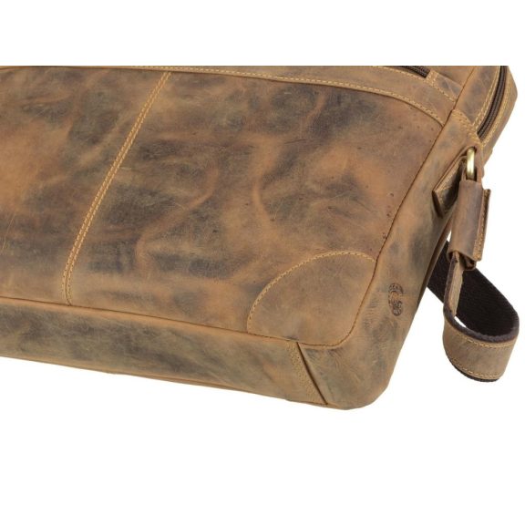 Bőr laptoptáska 41x29cm Vintage antik barna