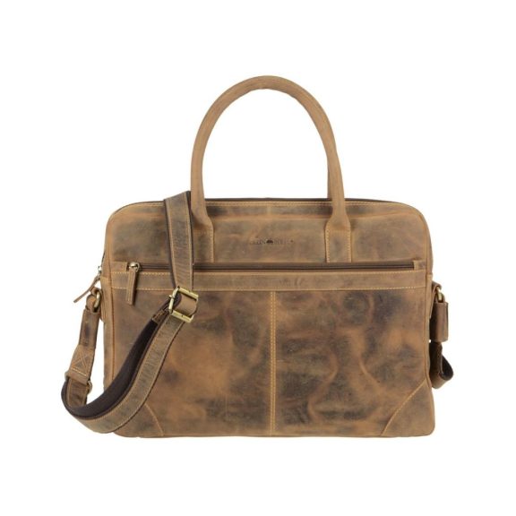Bőr laptoptáska 41x29cm Vintage antik barna