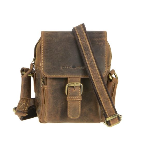 Bőr válltáska 16x21cm Vintage antik barna Bőr válltáska 16x21cm Vintage antik barna