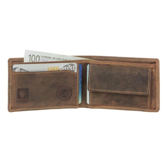 Bőr pénztárca 10x7cm Vintage antik barna Bőr pénztárca 10x7cm Vintage antik barna