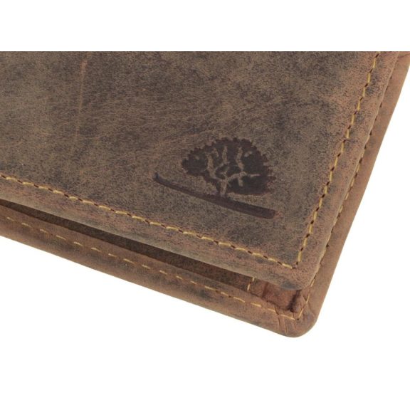 Bőr pénztárca 10x7cm Vintage antik barna Bőr pénztárca 10x7cm Vintage antik barna