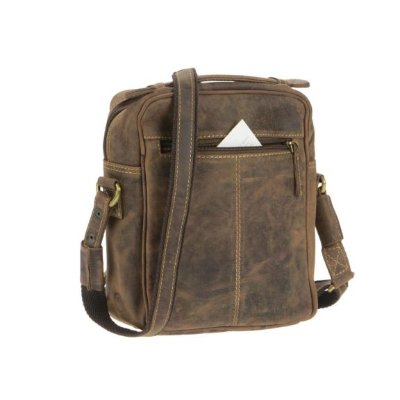 Bőr válltáska 23x26cm kézi fogóval Vintage antik barna Bőr válltáska 23x26cm kézi fogóval Vintage antik barna