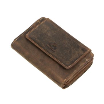   Bőr pénztárca 13x9cm 15 kártyanyílással Vintage antik barna