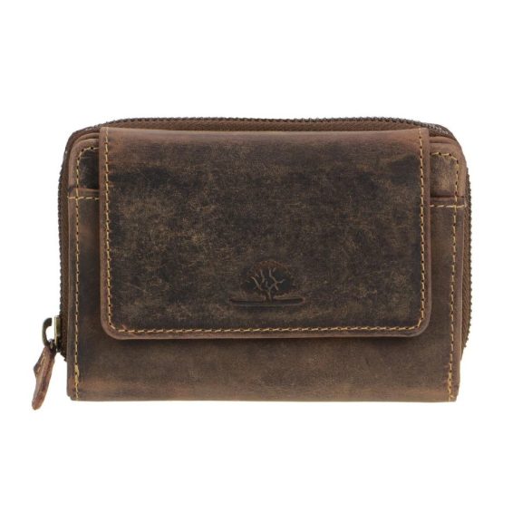 Bőr pénztárca 13x9cm 15 kártyanyílással Vintage antik barna Bőr pénztárca 13x9cm 15 kártyanyílással Vintage antik barna