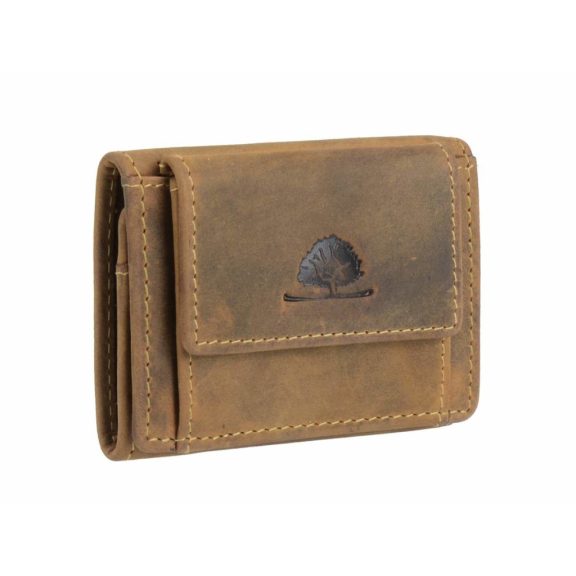 Bőr pénztárca 10x7cm elasztikus kártyarekesszel Vintage antik barna Bőr pénztárca 10x7cm elasztikus kártyarekesszel Vintage antik barna