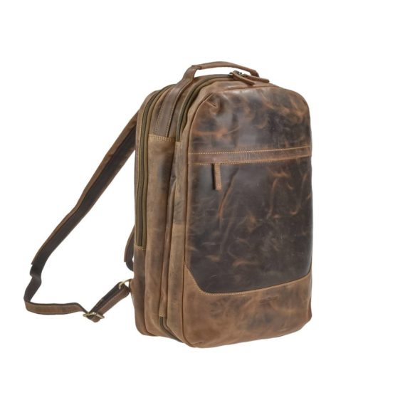 Bőr kabin hátizsák 34x48x16cm Vintage antik barna Bőr kabin hátizsák 34x48x16cm Vintage antik barna