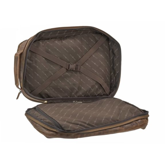 Bőr kabin hátizsák 34x48x16cm Vintage antik barna Bőr kabin hátizsák 34x48x16cm Vintage antik barna